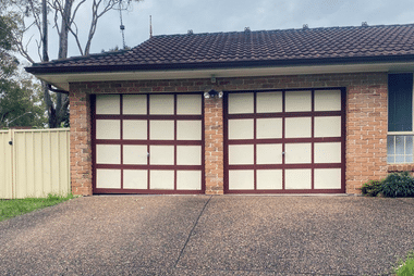 dual tilt garage doors on the central coast nsw